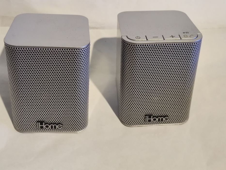 Colunas portáteis wireless ihome IDM15 cinzentas
