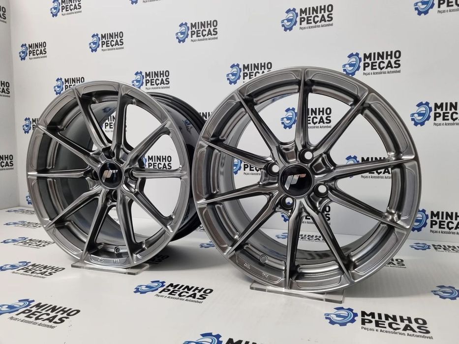 Jantes Japan Racing (JR37) em 15 (4x100) Hyper Black