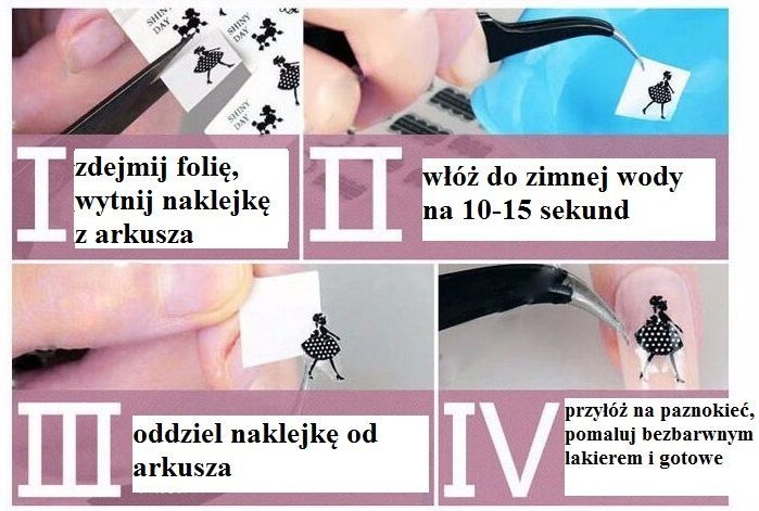 BN1387 Naklejki wodne zima śnieżynki bałwan