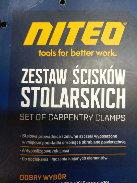 NAJTANIEJ Zestaw Ścisków Ślusarskich 2szt Wysyłka