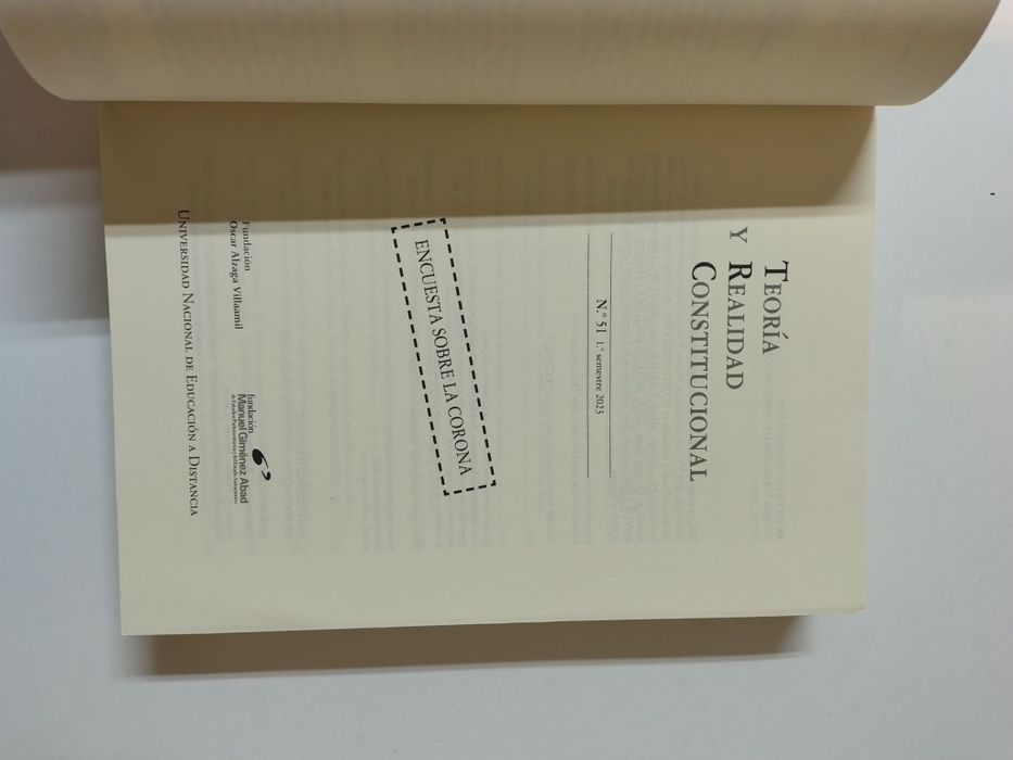 Teoría y Realidade Constitucional