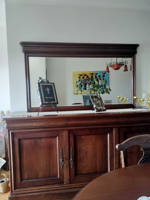 Móveis Sala Luís Filipe em Castanho