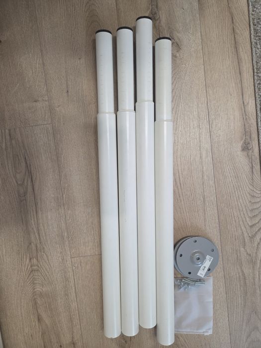 Nogi do biurka Olov regulowane 4 szt