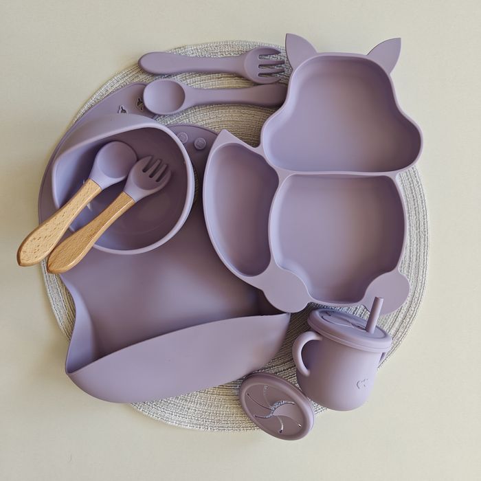 Дитячий силіконовий посуд 9 в 1