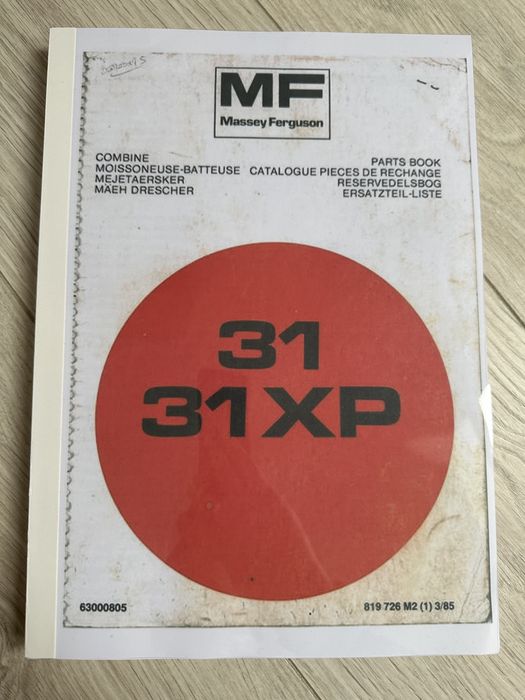 Katalog części Massey Ferguson 31 31XP