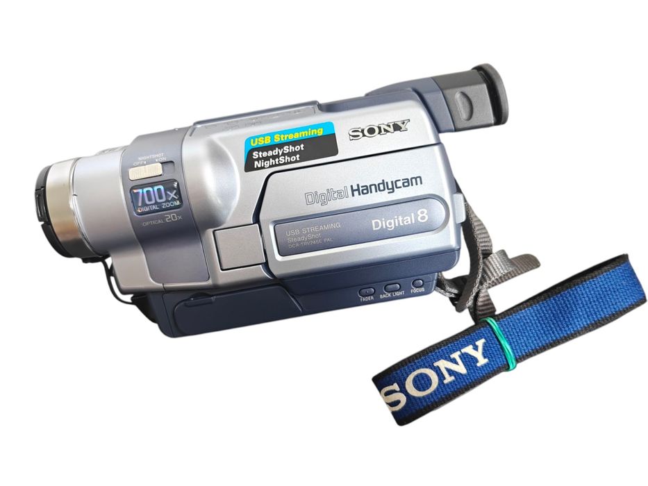 Sony Digital8 DCR-TRV245E – Kamera Cyfrowa Digital8 | USB Streaming | NightShot | SteadyShot