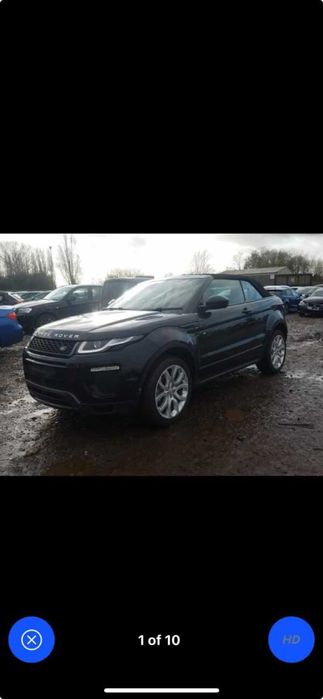 Range Rover Evoque Peças Usadas Cabrio AJ200 caixa automatica AWD