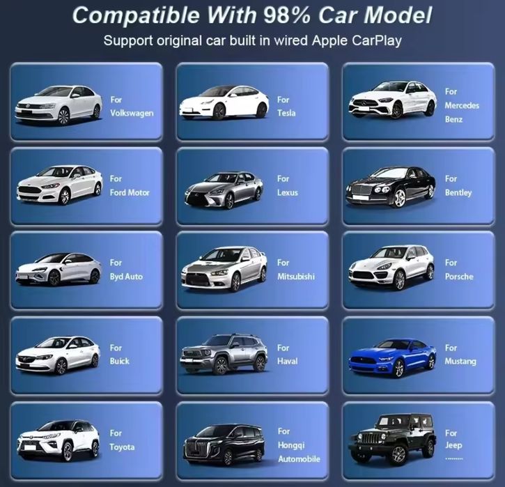 Carplay  bezprzewodowy Adapter USB ANDROID AUTO  do samochodu