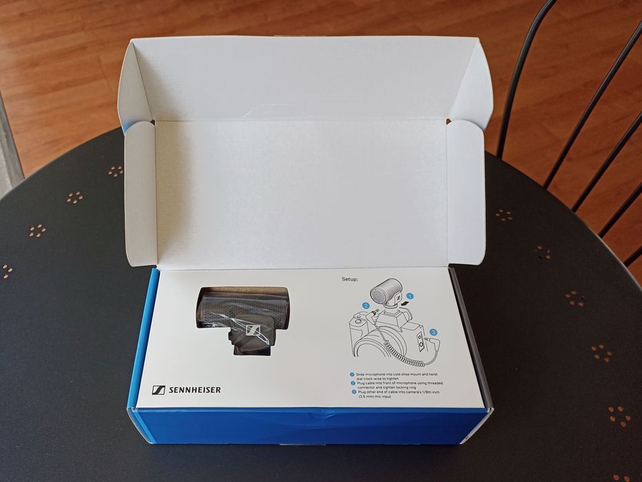 Sennheiser MKE 200 - Microfone Direcional (NOVO, nunca usado)