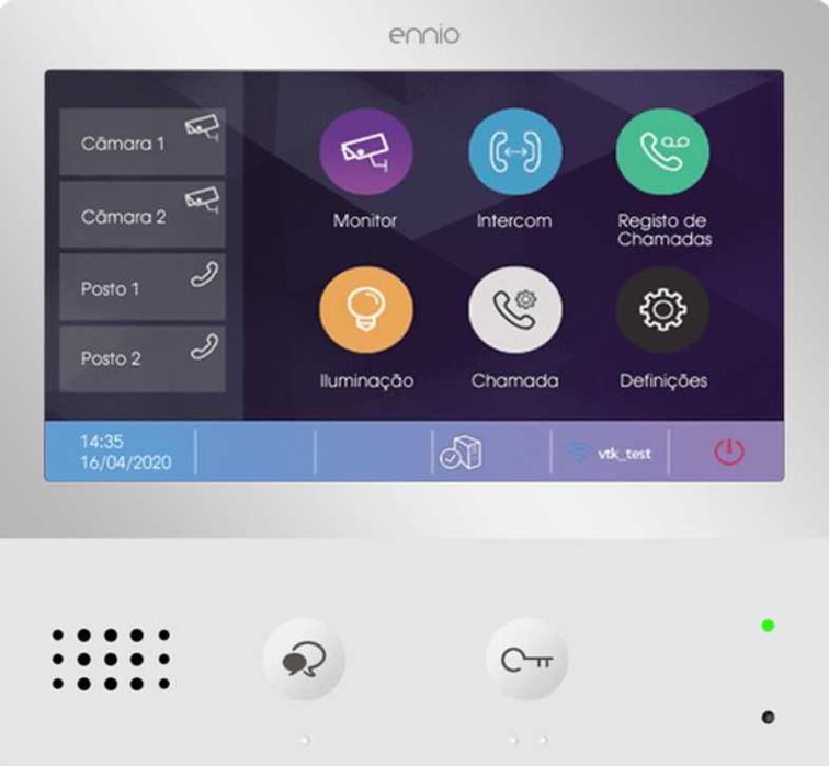 Video Porteiro Ennio – Sistema de Segurança com LCD e Teclado Numérico