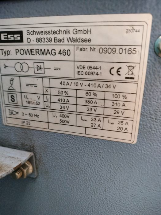 Półautomat spawalniczy MIG/MAG