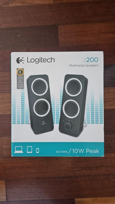 Colunas de som Logitech z200 - excelente estado