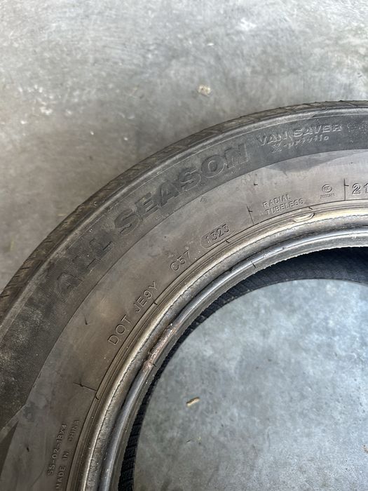 1x Opona całoroczna 215/65R16C Tracmax Allseason VanSaver 6mm 2023