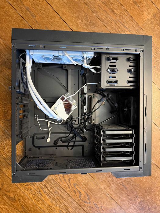 Корпус GameMax Titan Silent 2 Black + Система водяного охолодження DeepCool LT720 WH