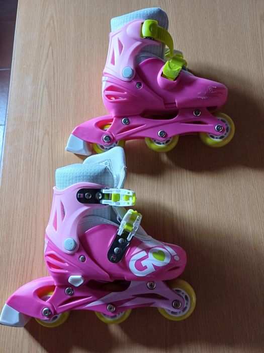 Patins em Linha ÚVEA em Linha Rosa Tam 27-30
