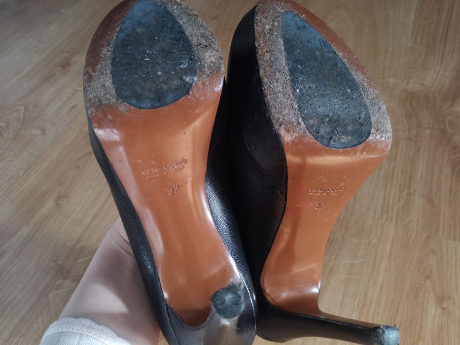 Czarne szpilki. Rozmiar 37