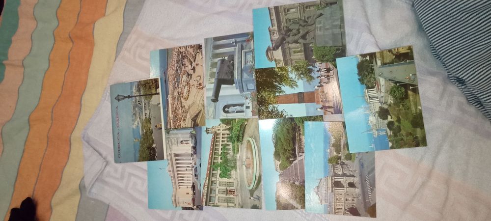 Листівки набори Львів- 1972р., Одеса- 1981 р., Київ- 1990 р., Чернігів