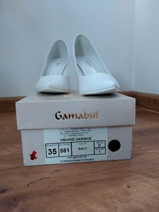 Buty ślubne roz. 35 NOWE!