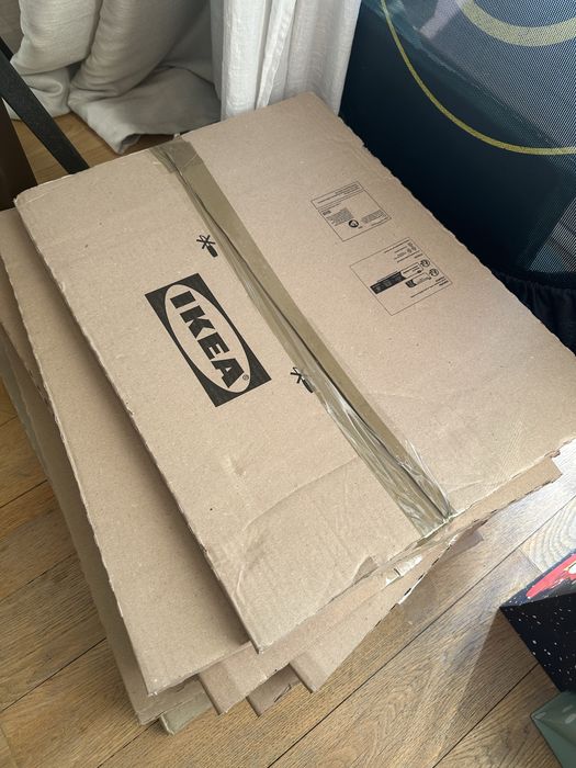 Drziwczki szklana fronty Oxberg do Ikea Billy