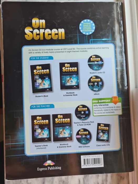 Manuais de Curso Inglês + CD (Nível B2) - On Screen