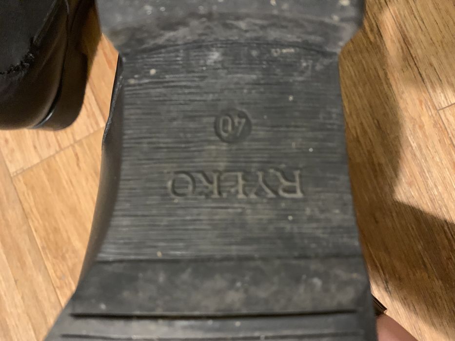 Buty Ryłko sztyblety czarne 40 botki