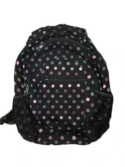 plecak w kropki vintage