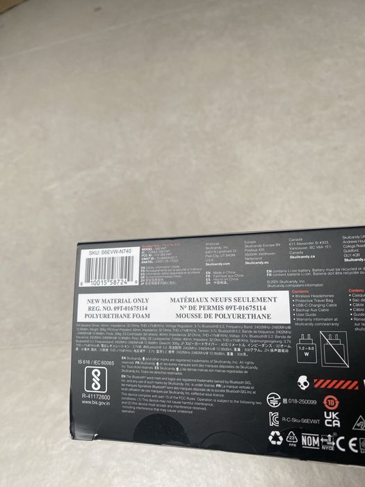 Skullcandy crusher evo słuchawki nauszne bezprzewodowe