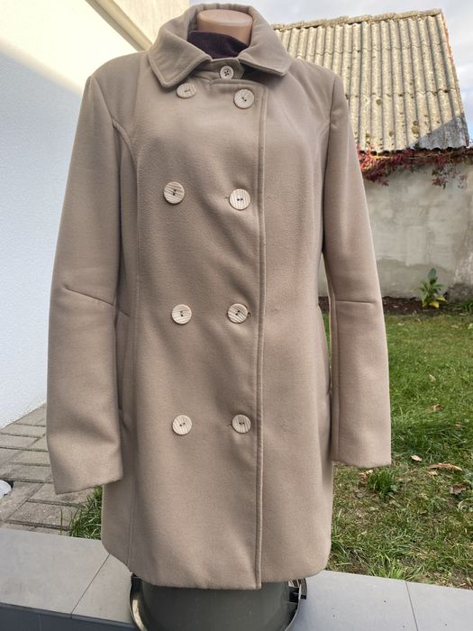 Plaszczyk beżowo-karmelowy jesienny