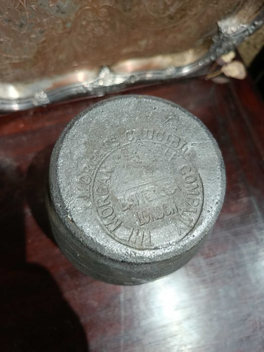 Cadinho Grafite Fundição Ouro Museu Inglaterra Séc XIX 16,5 cm