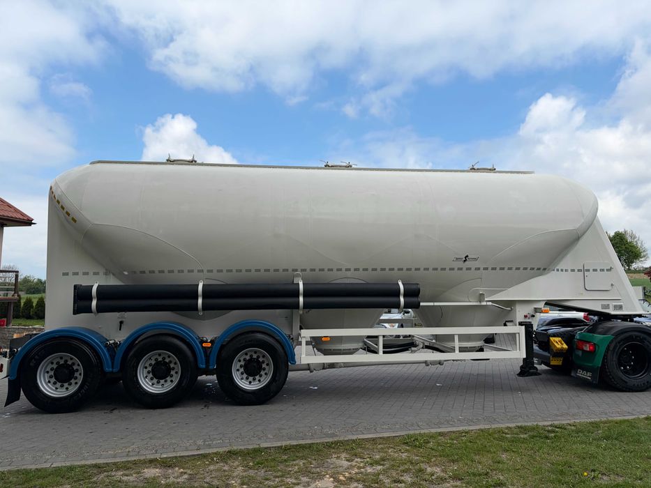 Spitzer 43m3 cementonaczepa SILOS wydmuch tył stan idealny sprowadzona 2009