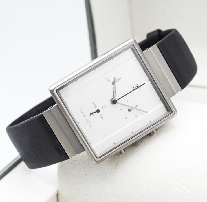 Jacob Jensen Rectangular Watch 806 Chronograph64751002829954122
