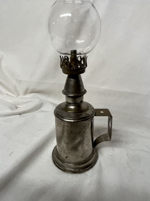 Lampa naftowa francuska Pigeon antyk dekoracja vintage