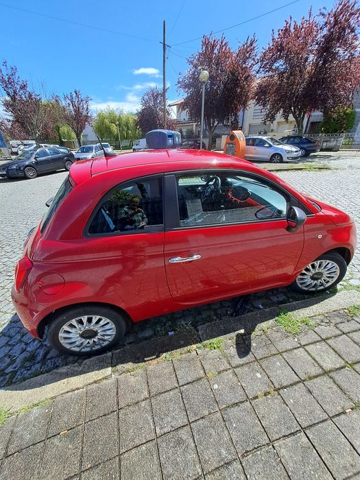 Fiat 500 Hybrid Red