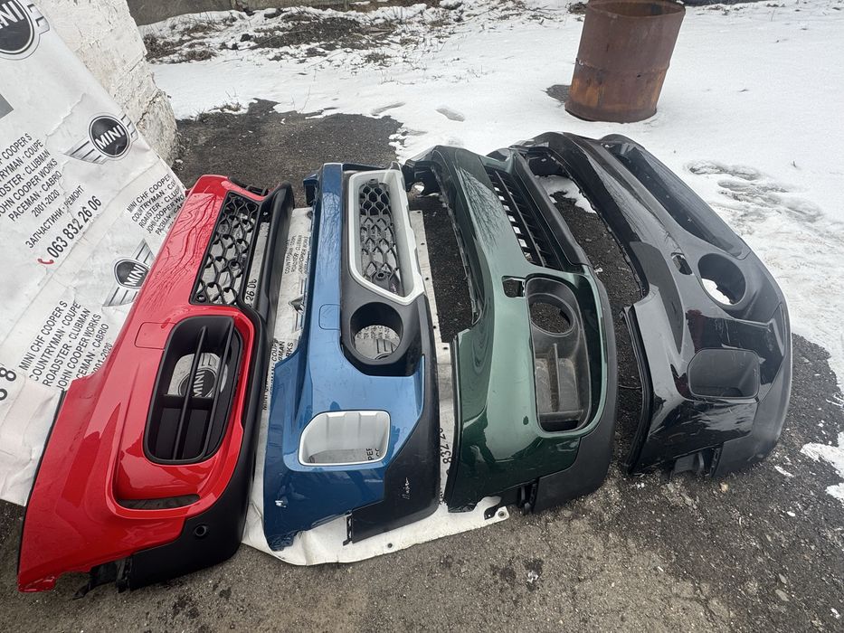 Бампер до міні купер Ф60. Бампер на mini cooper F60, F60 LCI.Наявність