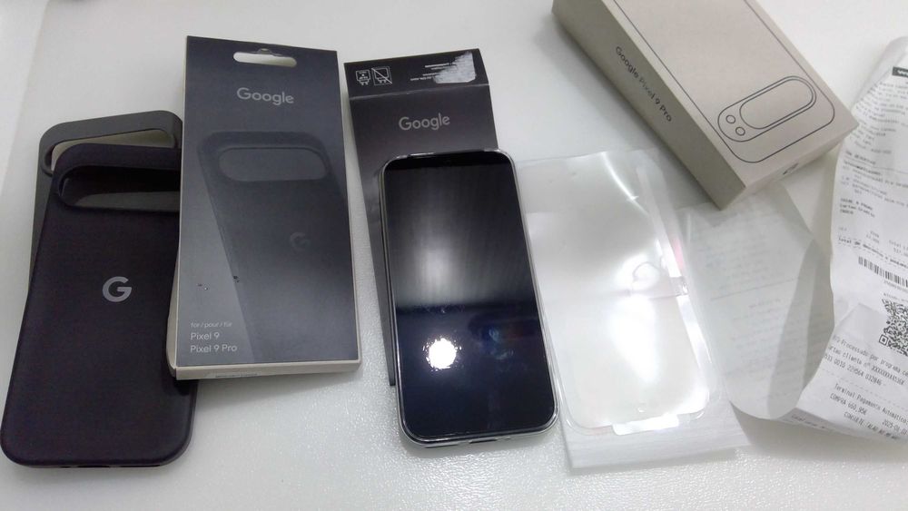 Google Pixel 9 Pro (4 meses de uso) com fatura