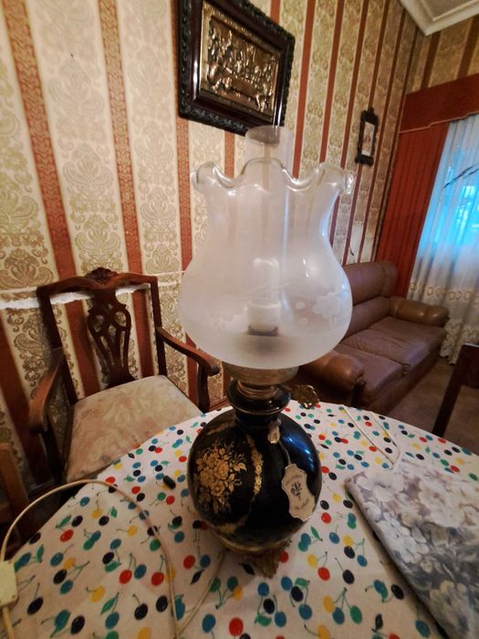 Candeeiro de Cerâmica azul
