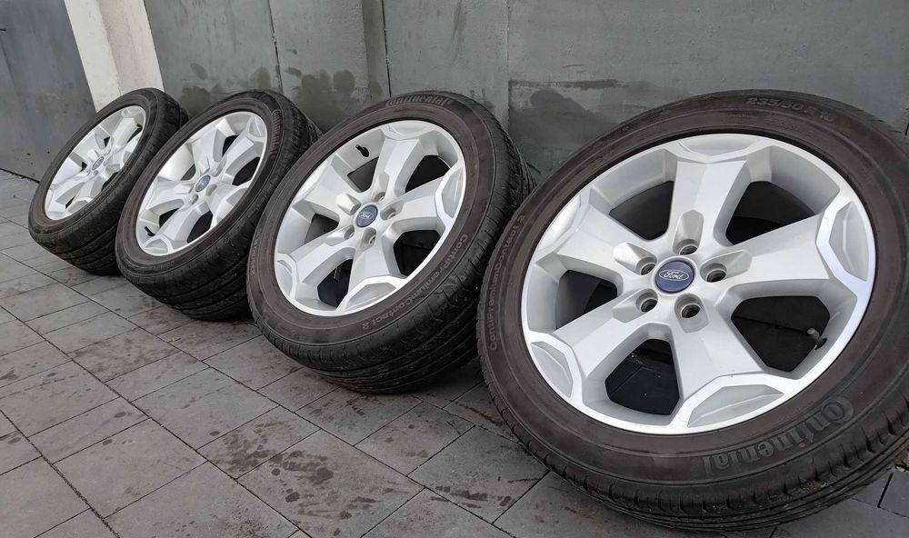 Oryginalne alufelgi FORD Kuga 18 cali 5x108 VOLVO Jaguar opony letnie