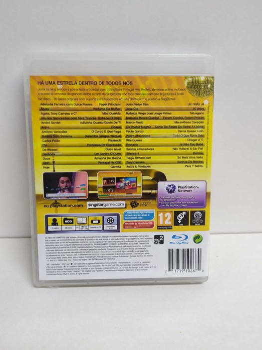 Jogo de Karaoke "SingStar Portugal Hits" PlayStation 3