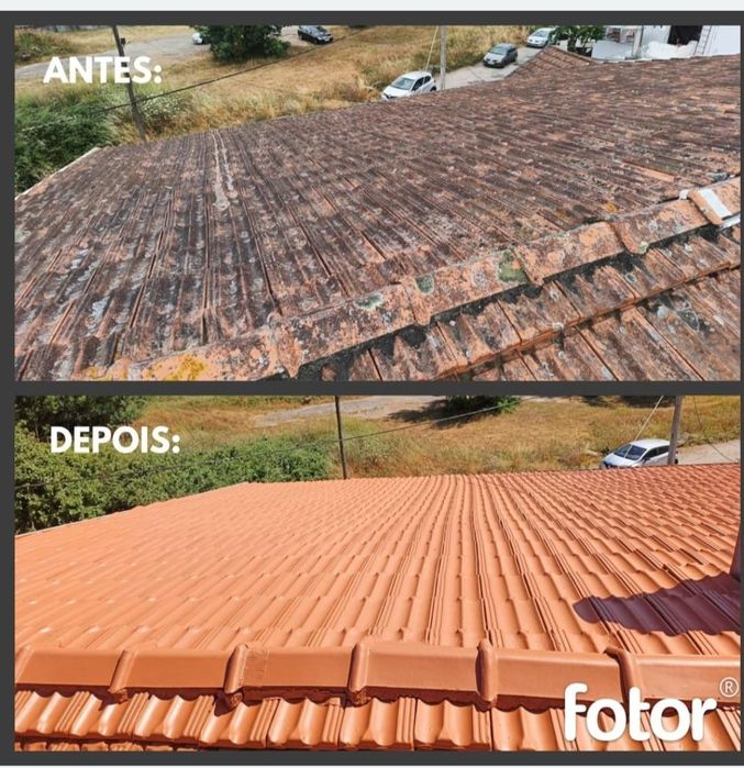 Lavagem / impermeabilização de telhados.