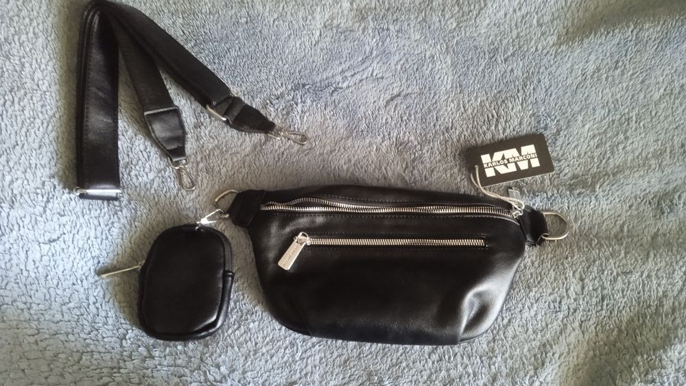 Мужская бананка черная