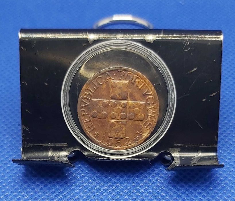 Moedas de XX centavos bronze 1942, 1943, 1944, 1945, 1948, 1952