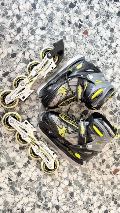 Powerblade łyżwy/rolki, łyżworolki 2W1 regulowane 34-37