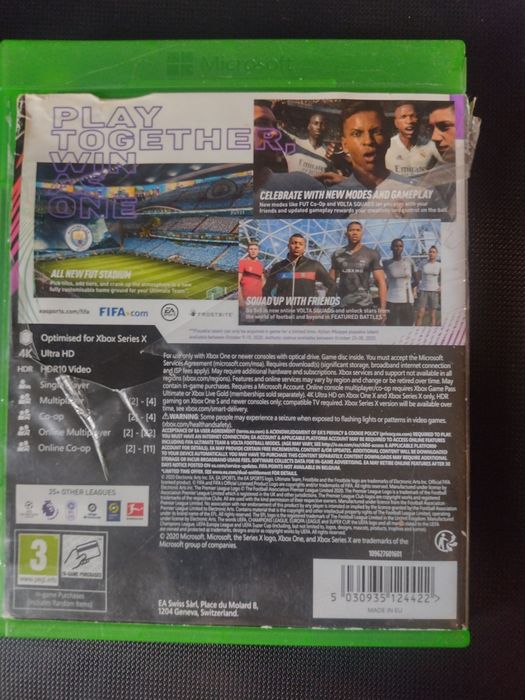 Fifa 21 gra na xbox one