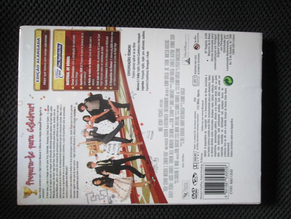 DVD High School Musical 3: Último Ano - Edição Alargada