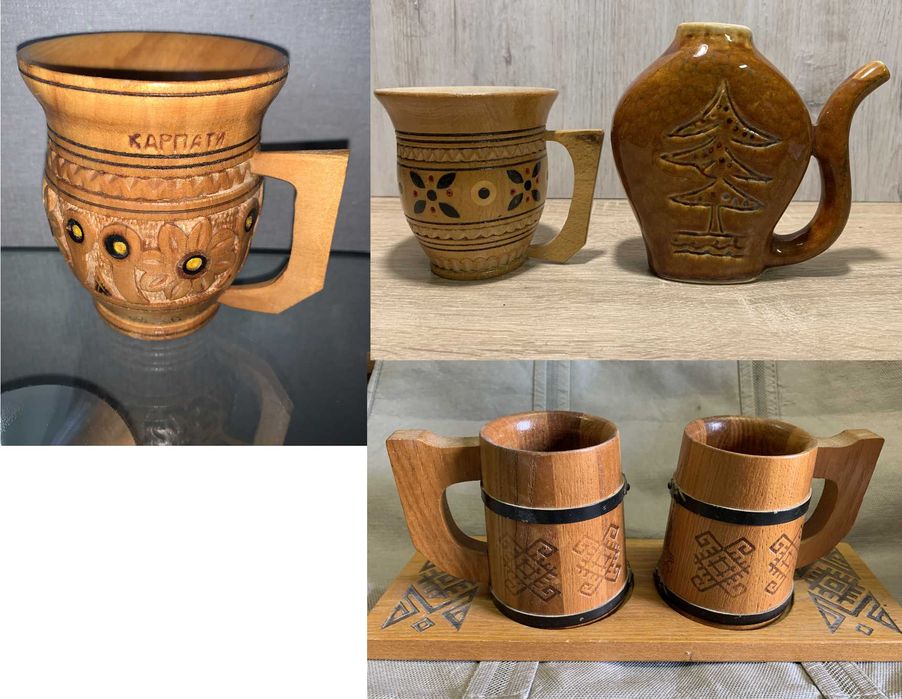 Пивные кружки бокалы Олимпиада Карпаты Трускавец поилка