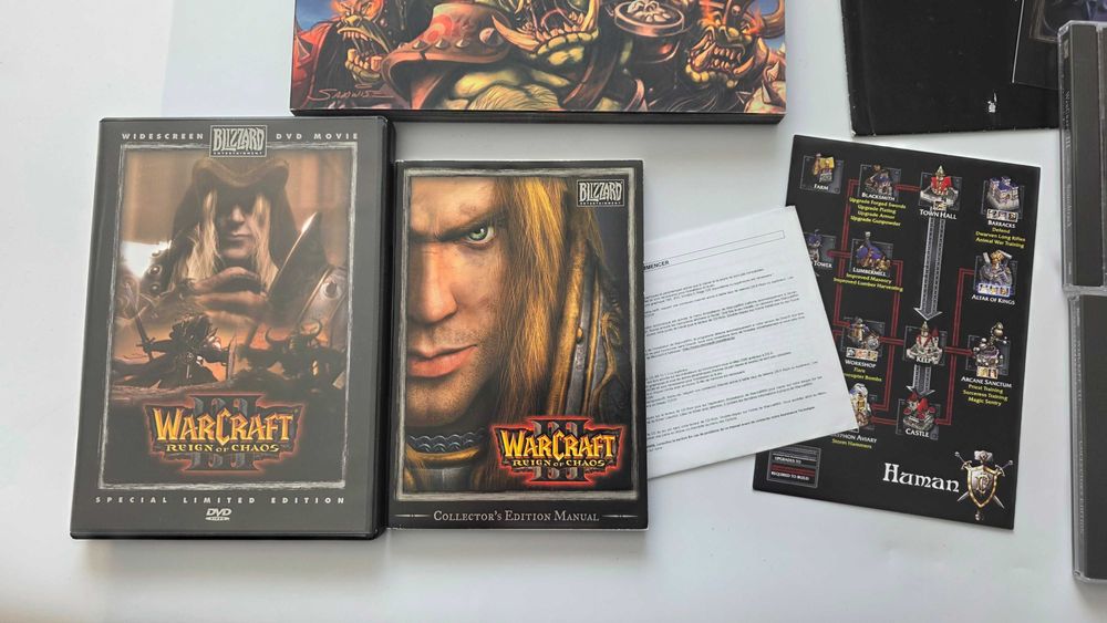PC Warcraft III 3 Reign of Chaos Collector's Edition
