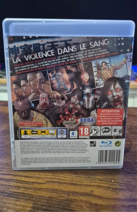 Yakuza Dead Souls PS3 jogo