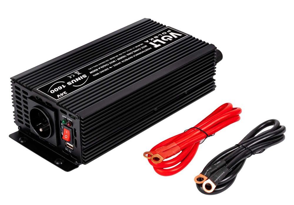 Przetwornica SINUS-800/1600W (24V/230V) Volt Polska / Kielce