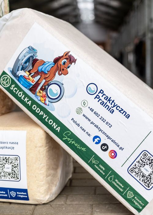 Trociny sosnowe dla koni 20 kg | Producent | Bezpyłowe