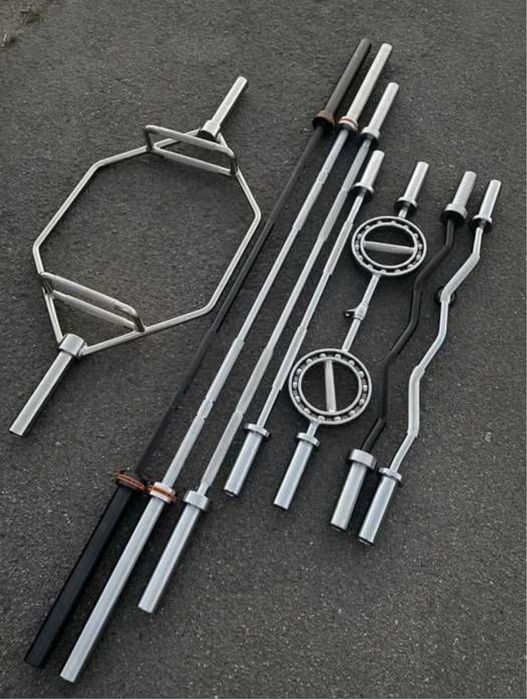 Диски 2.5, 5, 10, 15, 20, 25 кг для олімпійської штанги грифу у гумі